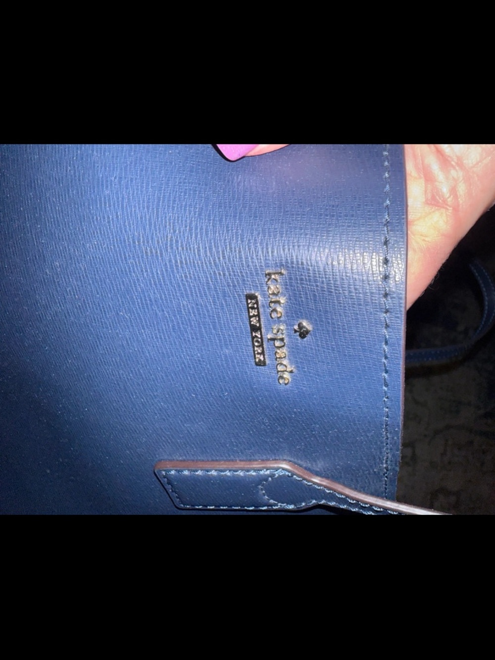 kate spade Periwinkle Saffiano Satchel